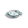 Poêlon en acier émaillé artisanale GINA coloris turquoise — Maison Levantine