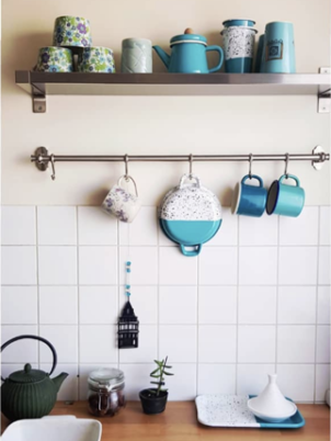 Vaisselle émaillée chez un client satisfait poêlon deco cuisine
